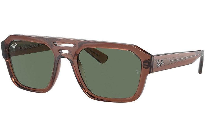 Napszemüvegek Ray-Ban Corrigan RB4397 667882 Flat Top Barna