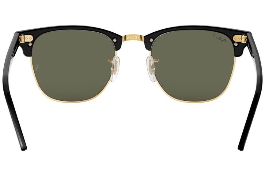 Napszemüvegek Ray-Ban Clubmaster RB3016 901/58 Polarized Browline Fekete