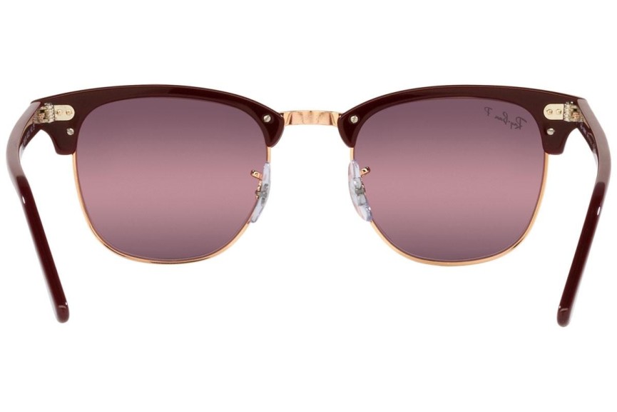 Napszemüvegek Ray-Ban Clubmaster Chromance Collection RB3016 1365G9 Polarized Browline Vörös