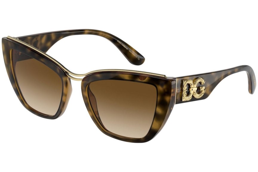 Napszemüvegek Dolce & Gabbana DG6144 502/13 Cat Eye Havana