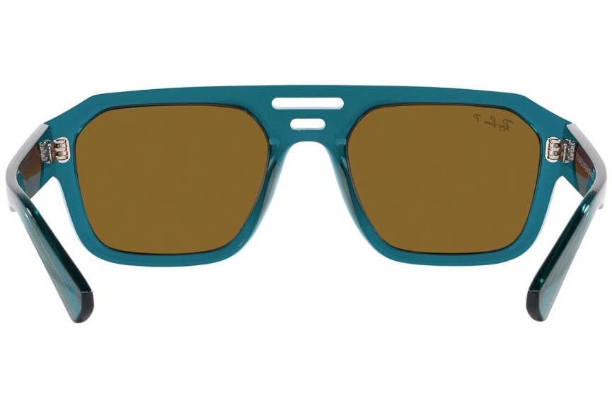 Napszemüvegek Ray-Ban Corrigan RB4397 668383 Polarized Flat Top Kék