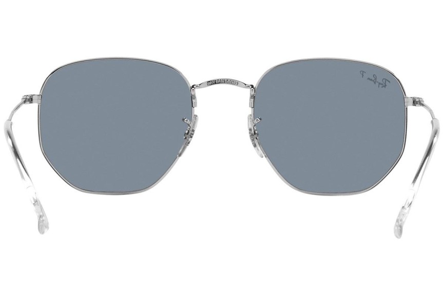 Napszemüvegek Ray-Ban Hexagonal RB3548N 003/02 Polarized Kerek Ezüst