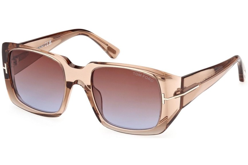 Napszemüvegek Tom Ford FT1035 45F Szogletes Barna