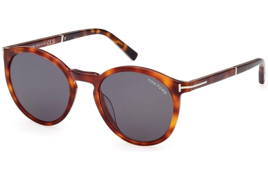 Napszemüvegek Tom Ford FT1021 53A Kerek Havana