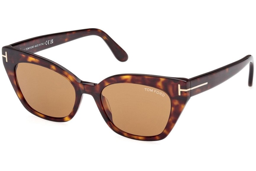 Napszemüvegek Tom Ford FT1031 52E Cat Eye Havana