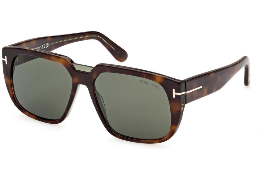 Napszemüvegek Tom Ford FT1025 56N Szogletes Havana