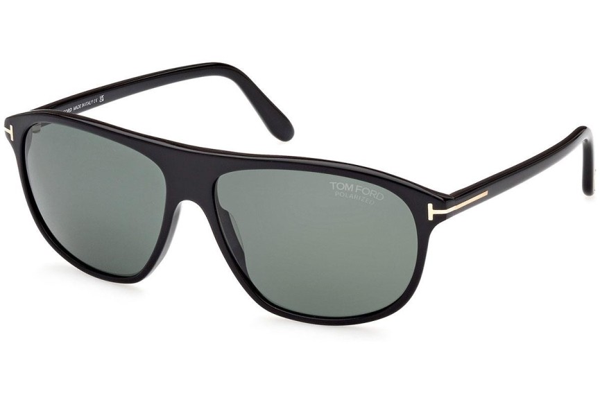 Napszemüvegek Tom Ford FT1027 01R Polarized Pilota Fekete