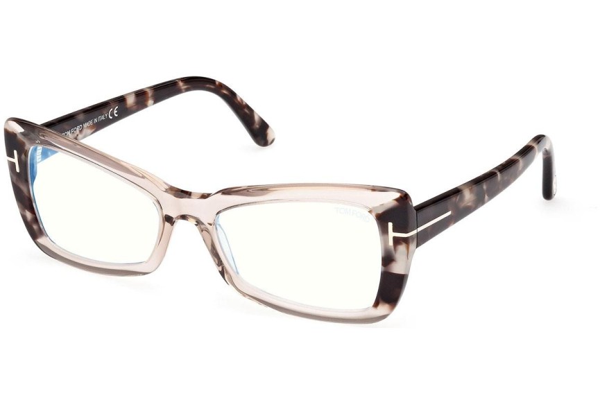 szemüvegeinket Tom Ford FT5879-B 057 Cat Eye Szürke