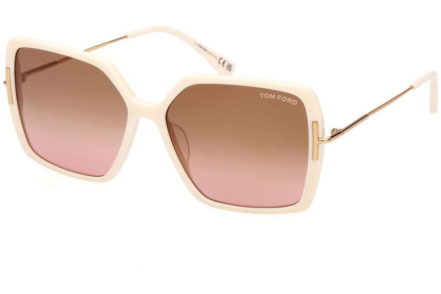 Napszemüvegek Tom Ford FT1039 25F Szogletes Bézs