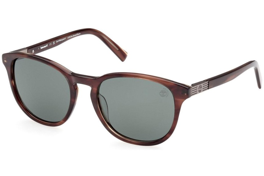 Napszemüvegek Timberland TB9319 48R Polarized Kerek Barna