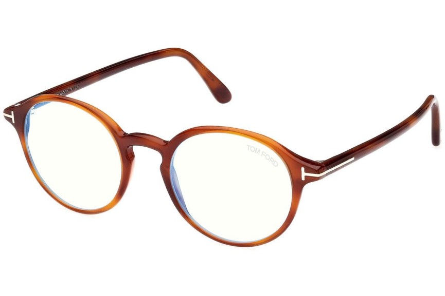 szemüvegeinket Tom Ford FT5867-B 053 Kerek Havana