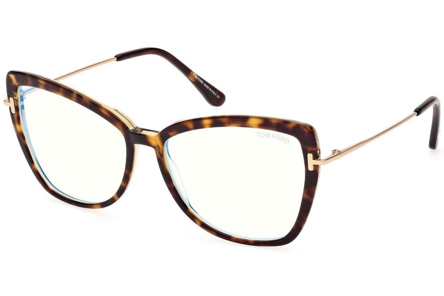 szemüvegeinket Tom Ford FT5882-B 056 Cat Eye Havana