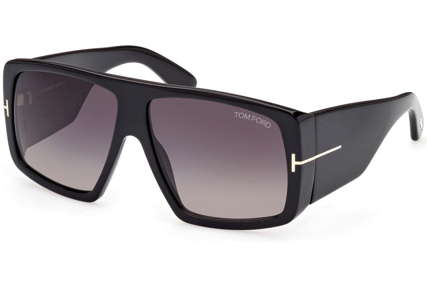 Napszemüvegek Tom Ford FT1036 01B Szogletes Fekete