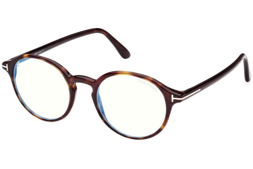 szemüvegeinket Tom Ford FT5867-B 052 Kerek Havana