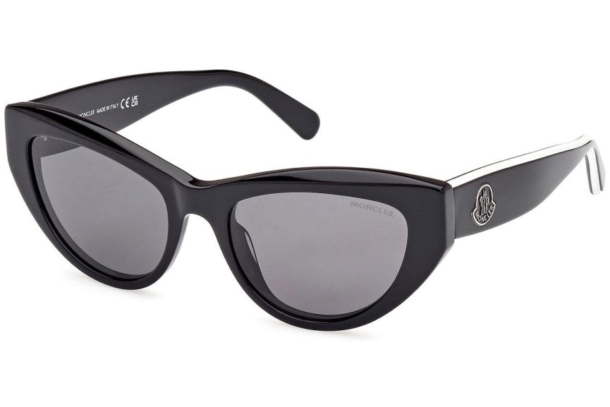 Napszemüvegek Moncler ML0258 01A Cat Eye Fekete