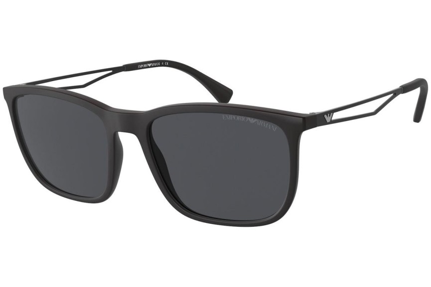 Napszemüvegek Emporio Armani EA4154 500187 Szogletes Fekete