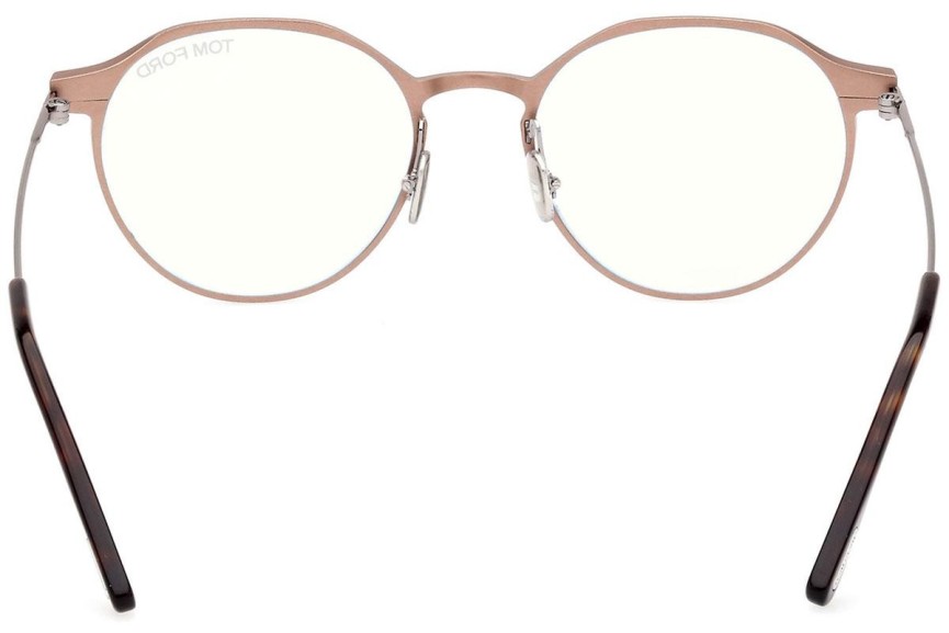 szemüvegeinket Tom Ford FT5866-B 035 Kerek Barna