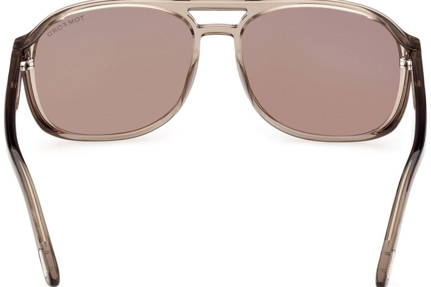 Napszemüvegek Tom Ford FT1022 45E Pilota Barna