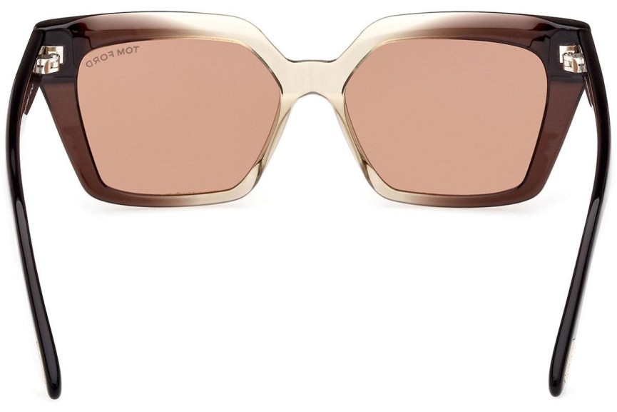 Napszemüvegek Tom Ford FT1030 47J Cat Eye Barna