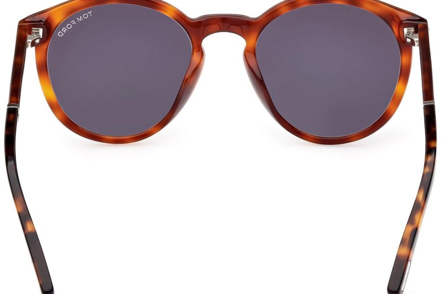 Napszemüvegek Tom Ford FT1021 53A Kerek Havana