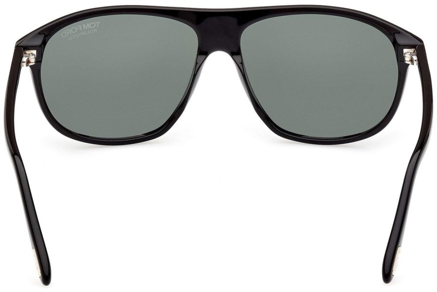 Napszemüvegek Tom Ford FT1027 01R Polarized Pilota Fekete