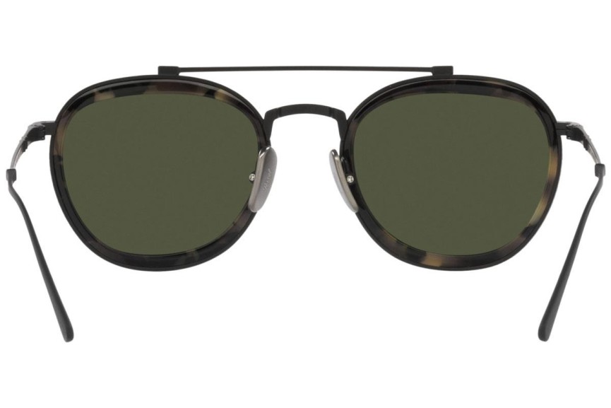 Napszemüvegek Persol PO5008ST 801531 Kerek Fekete