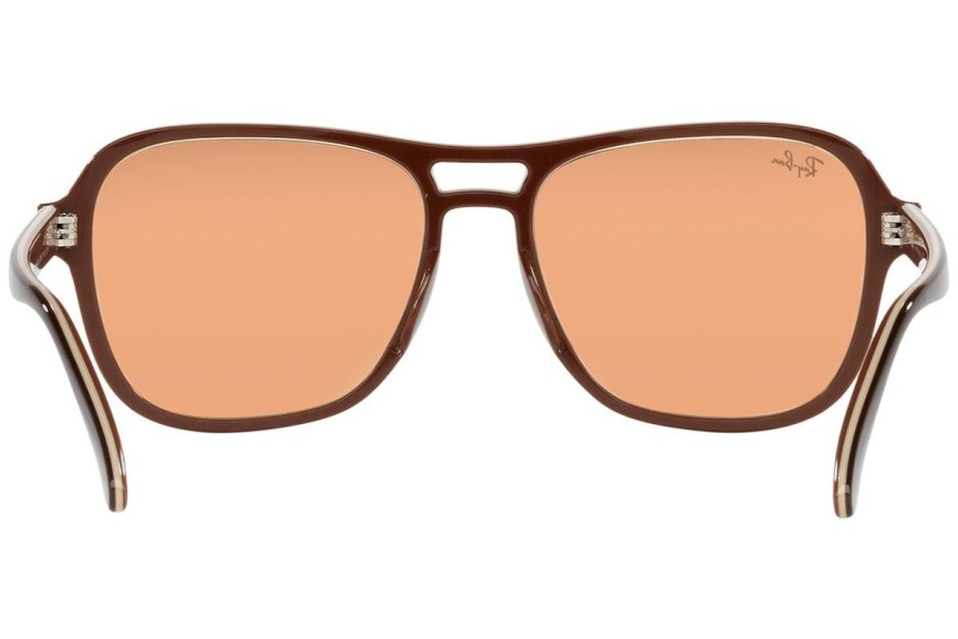 Napszemüvegek Ray-Ban State Side RB4356 6547B4 Szogletes Barna