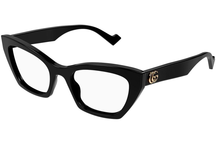 szemüvegeinket Gucci GG1334O 001 Cat Eye Fekete