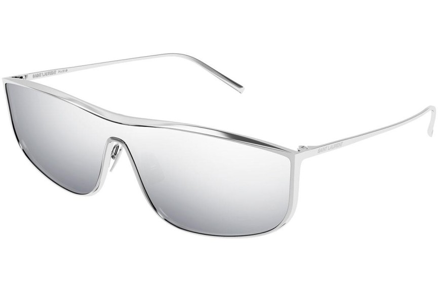 Napszemüvegek Saint Laurent SL605LUNA 003 Single Lens | Shield Ezüst