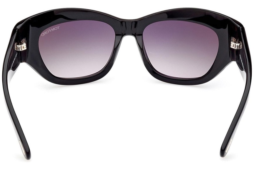 Napszemüvegek Tom Ford Brianna FT1065 01B Cat Eye Fekete