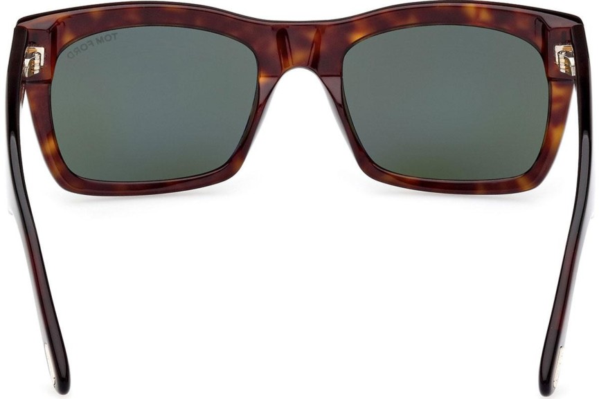 Napszemüvegek Tom Ford Nico 2 FT1062 52N Szogletes Havana