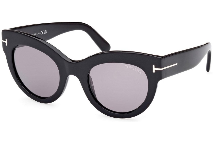 Napszemüvegek Tom Ford Lucilla FT1063 01C Cat Eye Fekete