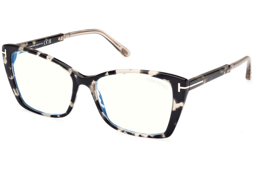 szemüvegeinket Tom Ford FT5893-B 005 Cat Eye Havana