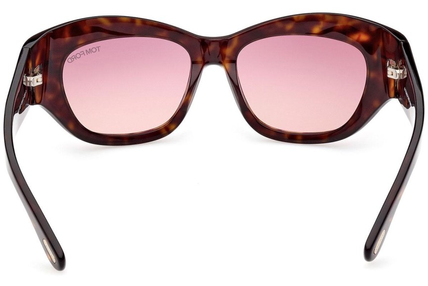 Napszemüvegek Tom Ford Brianna FT1065 52T Cat Eye Havana