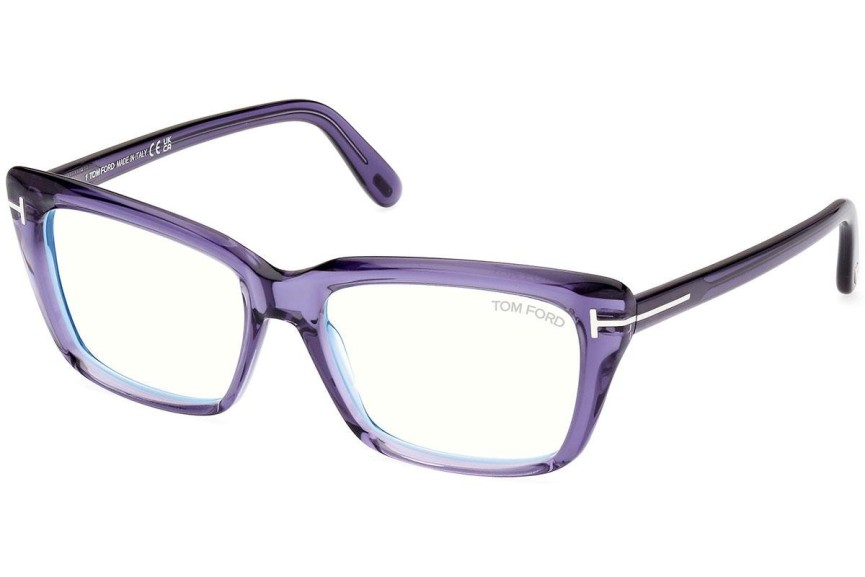 szemüvegeinket Tom Ford FT5894-B 081 Szogletes Lila