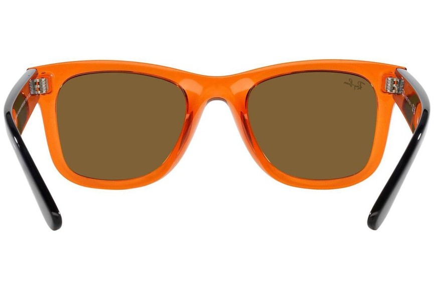 Napszemüvegek Ray-Ban Wayfarer Reverse RBR0502S 6712GM Szogletes Narancssárga