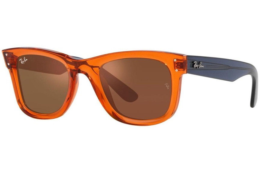 Napszemüvegek Ray-Ban Wayfarer Reverse RBR0502S 6712GM Szogletes Narancssárga