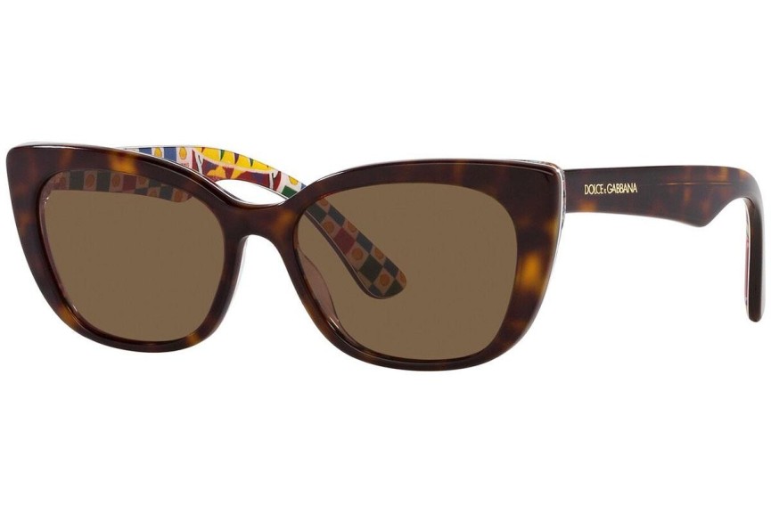 Napszemüvegek Dolce & Gabbana DX4427 321773 Cat Eye Havana