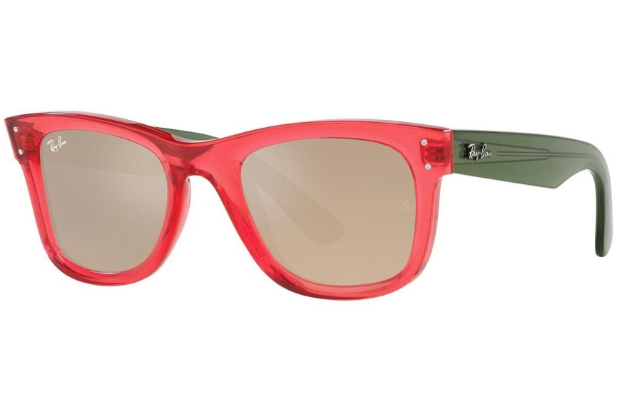 Napszemüvegek Ray-Ban Wayfarer Reverse RBR0502S 67132O Szogletes Rózsaszín