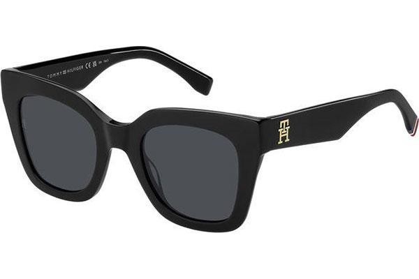 Napszemüvegek Tommy Hilfiger TH2051/S 807/IR Cat Eye Fekete