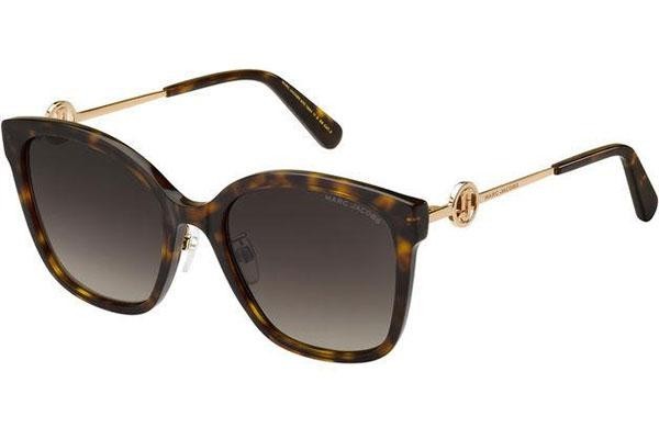 Napszemüvegek Marc Jacobs MARC690/G/S 086/HA Cat Eye Havana