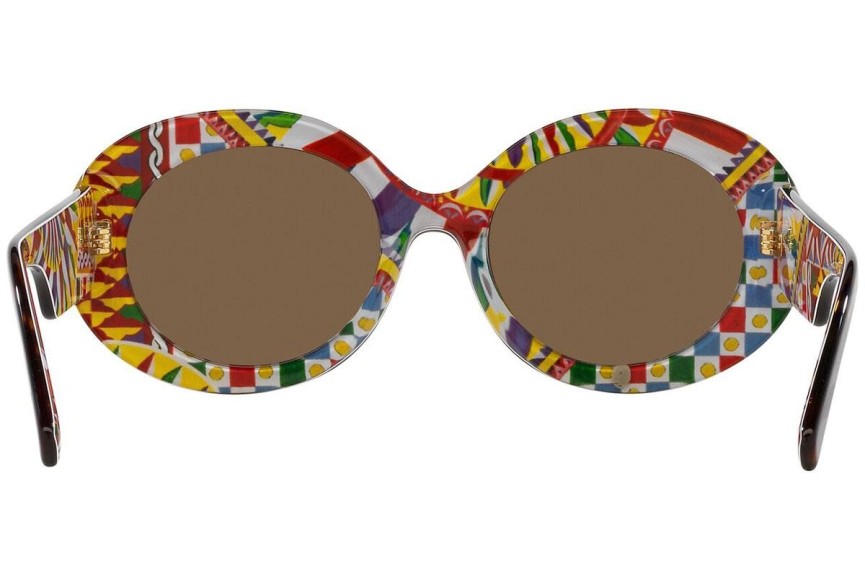 Napszemüvegek Dolce & Gabbana DG4448 321773 Ovális Havana