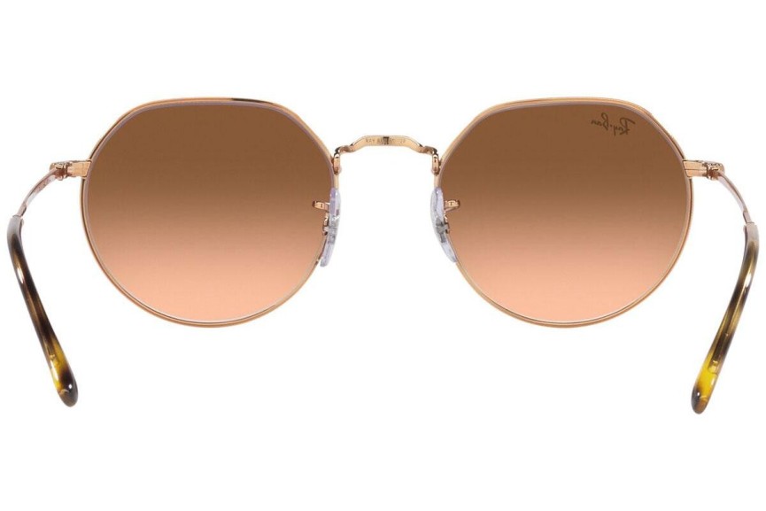 Napszemüvegek Ray-Ban Jack RB3565 9035A5 Kerek Barna