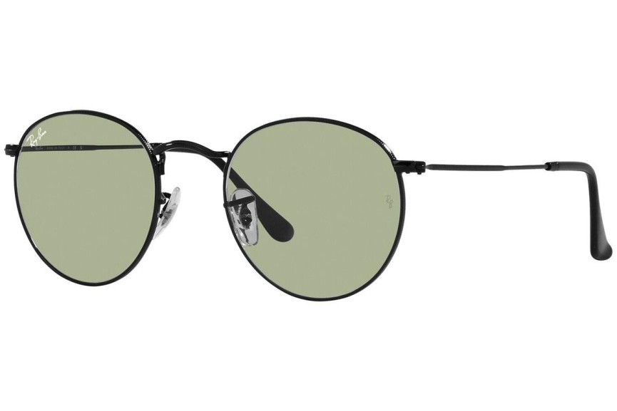 Napszemüvegek Ray-Ban Round Metal RB3447 002/52 Kerek Fekete