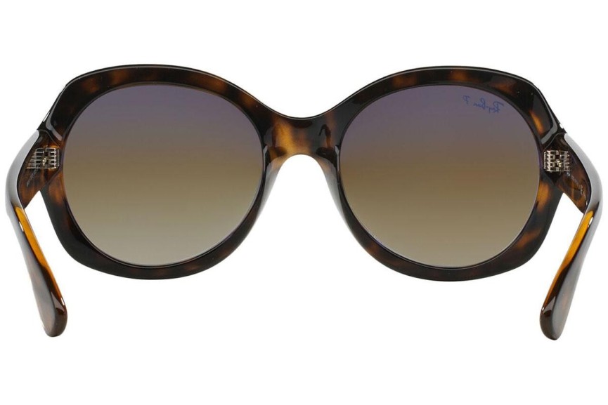 Napszemüvegek Ray-Ban RB4191 710/T5 Polarized Kerek Havana