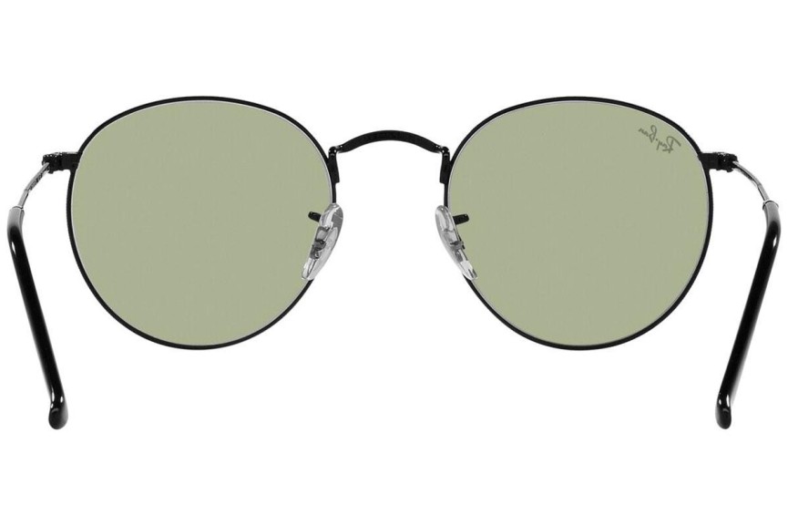 Napszemüvegek Ray-Ban Round Metal RB3447 002/52 Kerek Fekete