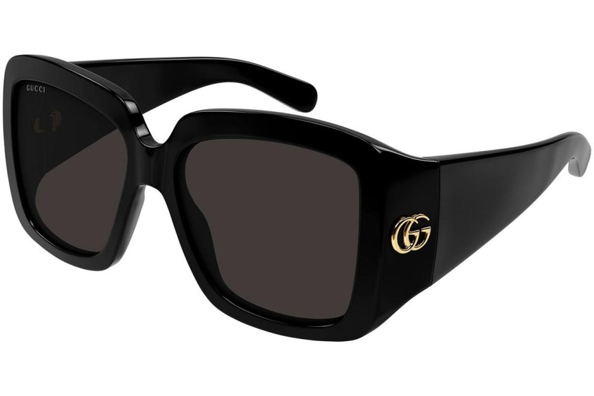 Napszemüvegek Gucci GG1402S 001 Szogletes Fekete