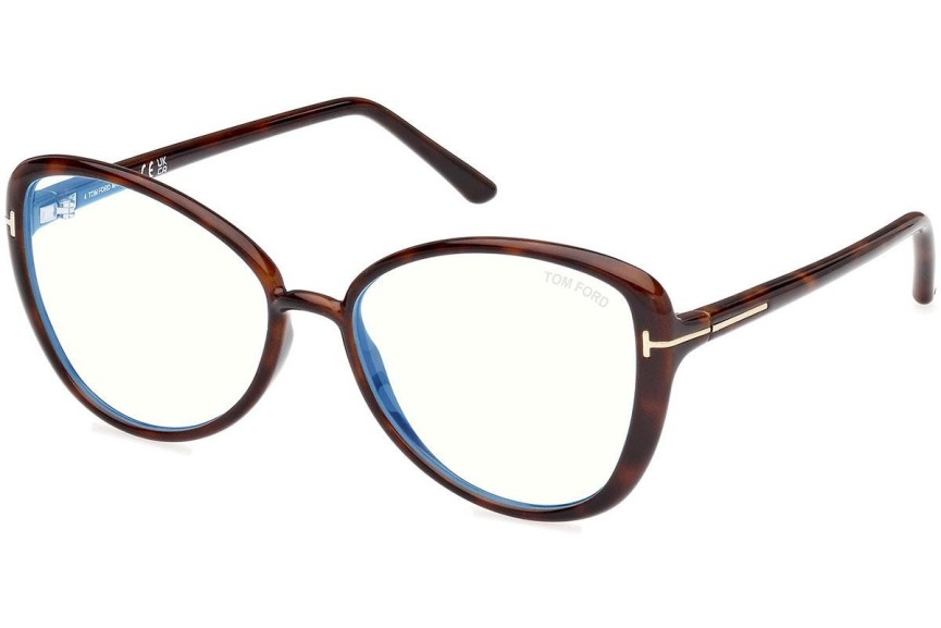 szemüvegeinket Tom Ford FT5907-B 052 Cat Eye Havana