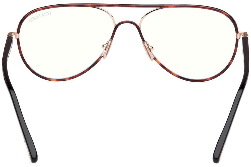 szemüvegeinket Tom Ford FT5897-B 053 Pilota Havana