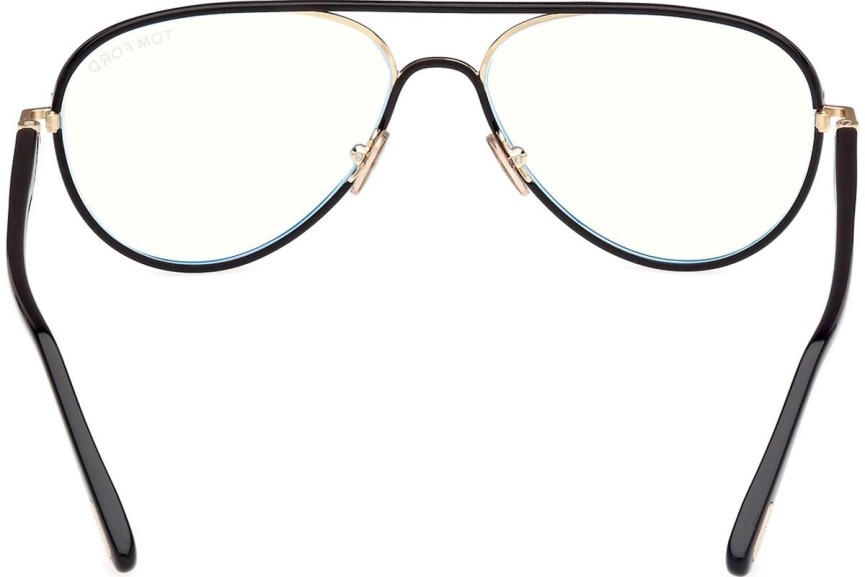 szemüvegeinket Tom Ford FT5897-B 001 Pilota Fekete